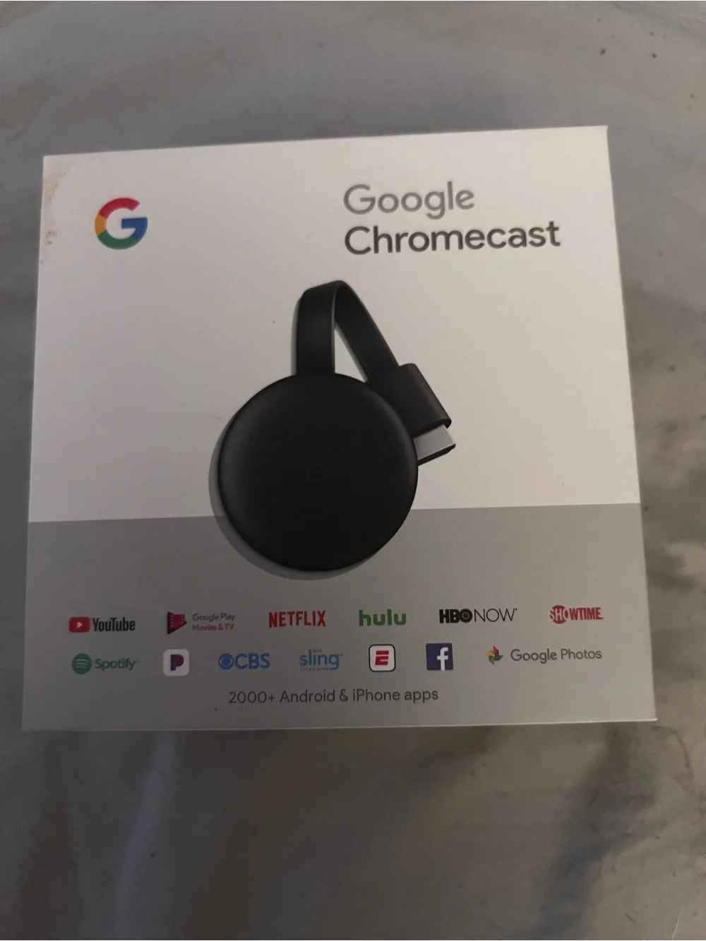 Google Chromecast - Black Streaming Dongle